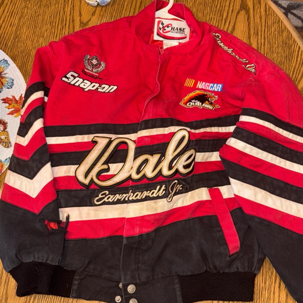 Vintage Chase Authentics Dale Earnhardt Jr. youth jacket